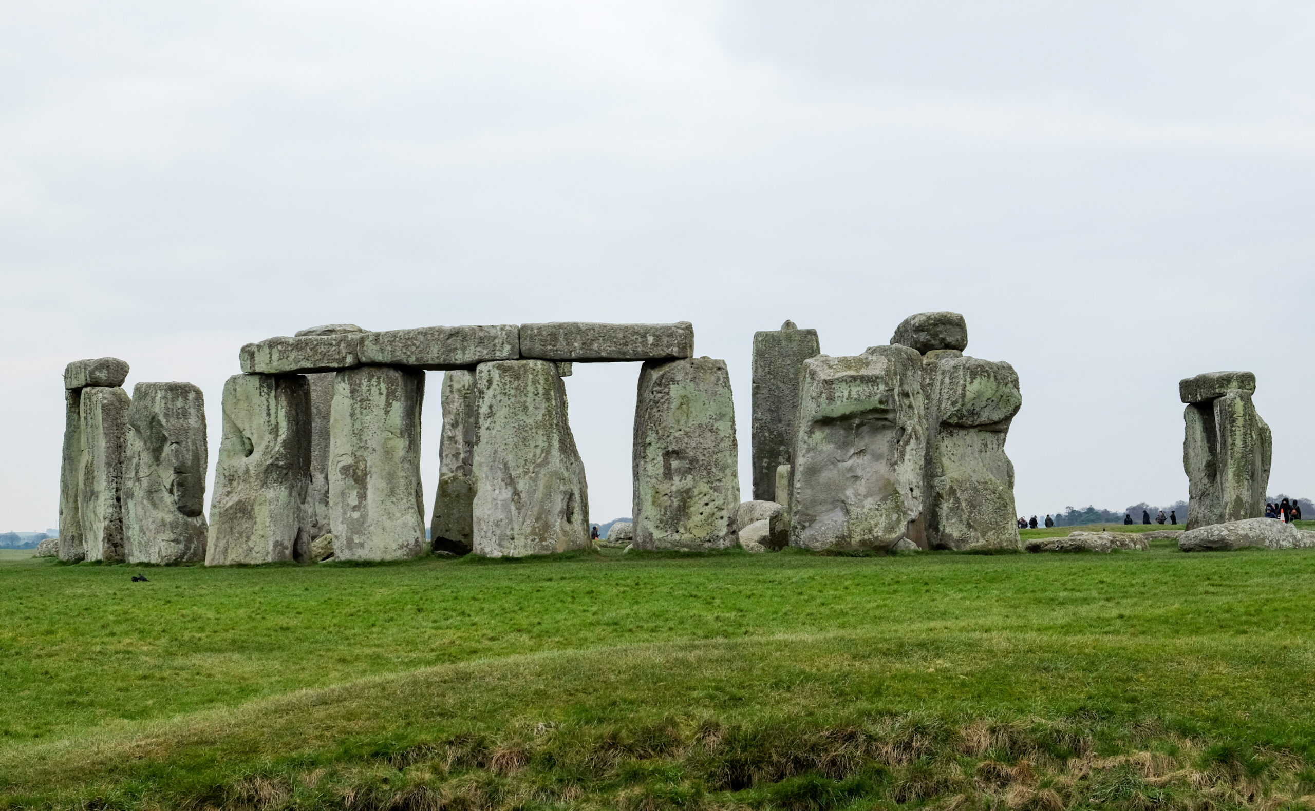 Le monument mégalithique de Stonehenge dans la plaine du Wiltshire