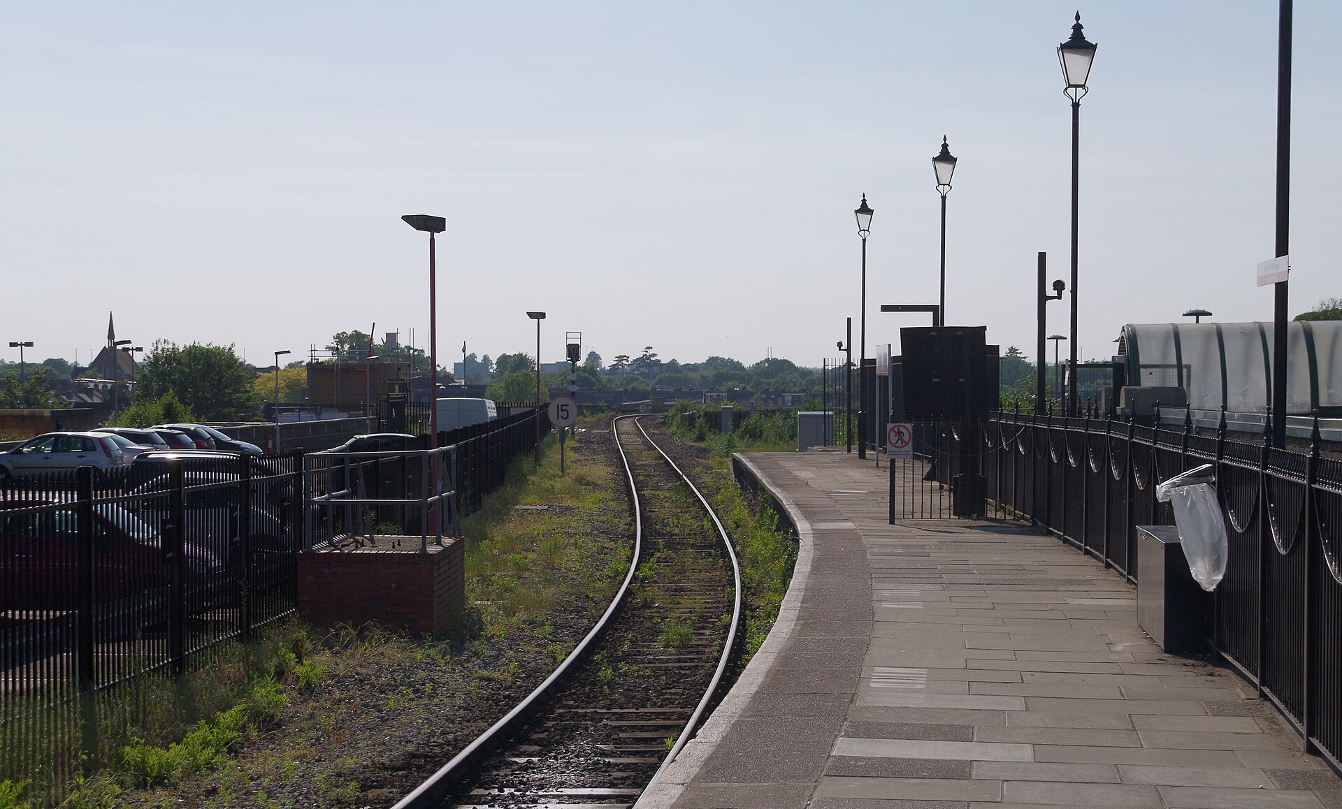 La gare de Windsor & Eton Central, terminus de la ligne depuis Slough
